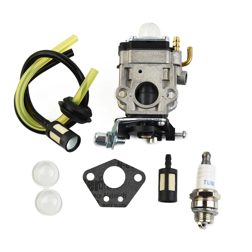 Carburetor Kit For Florabest FBS 43 A1 FBK 4 B2 4in1 PBK 4 A1 PBS 2 A1 Brushcutter Carb Carburetor Grass Trimmer Primer Bulb