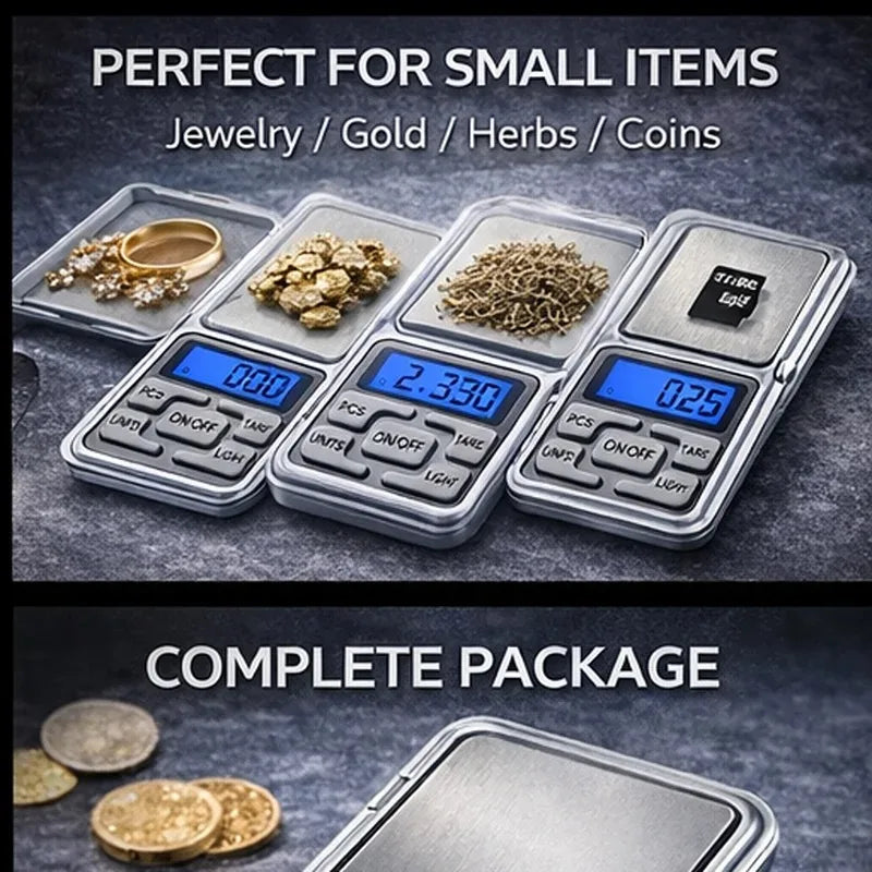 Portable Mini Jewelry Scale High Precision Antique Electronic Weighing Tea Household Gold Weight