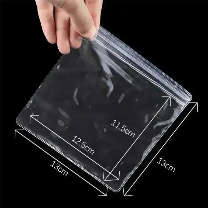 Wholesale PVC Self Sealed Bags for Jewelry Earrings Necklace Rings Storage Package Bag Organizer Dust-proof Anti-oxidation Pouch