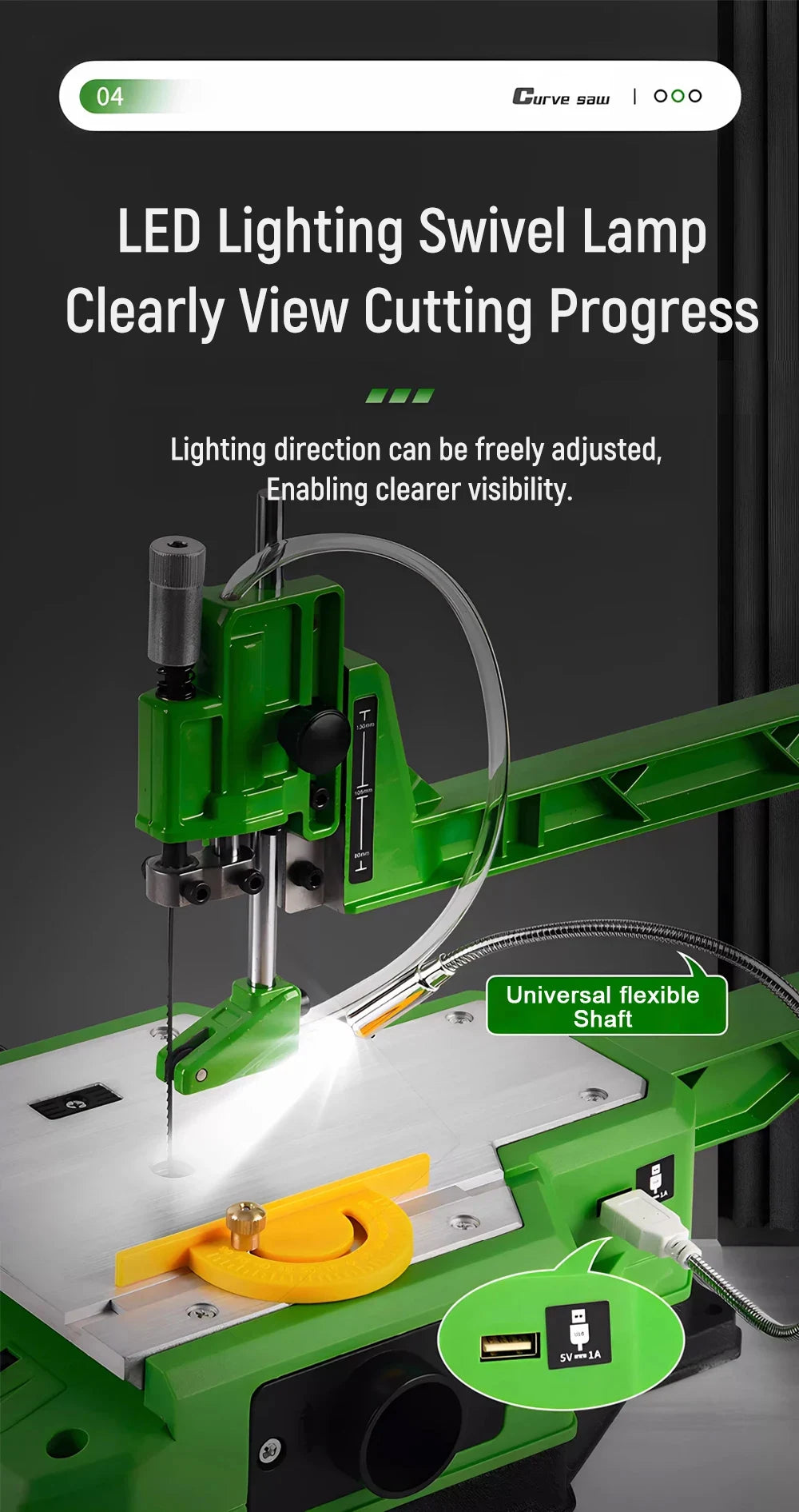 Desktop Curve Saw Desktop Scroll Saw for Precise Curve Cutting Table-mounted Curve Cutting Saw Jigsaw Table Saw Bench Curve Saw