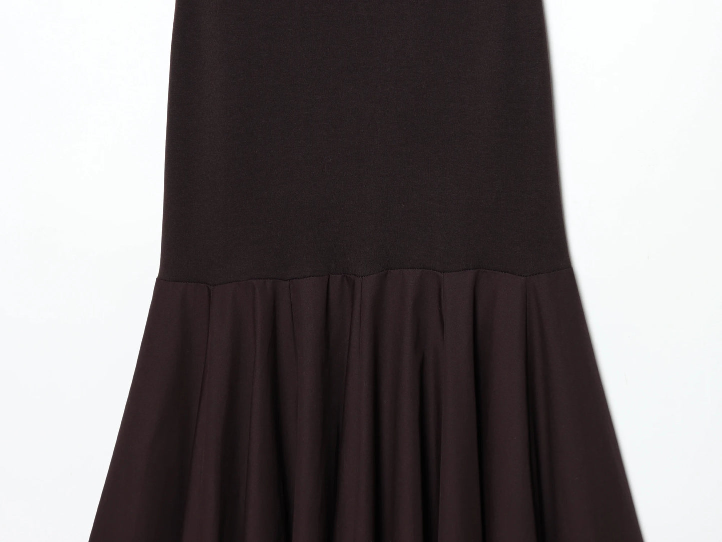 KONDALA Women's Vintage Boat Collar Pleated Slim Dress – Elegant Casual Splicing Maxi Dress 2026
