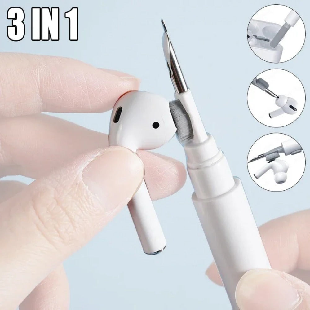 2 IN1 Cleaner Kit Set  Earphones Cleaning Pen for Airpods 3 Pro Case 13 Brush Headsets Cleaners Earbuds Cleaning Tools