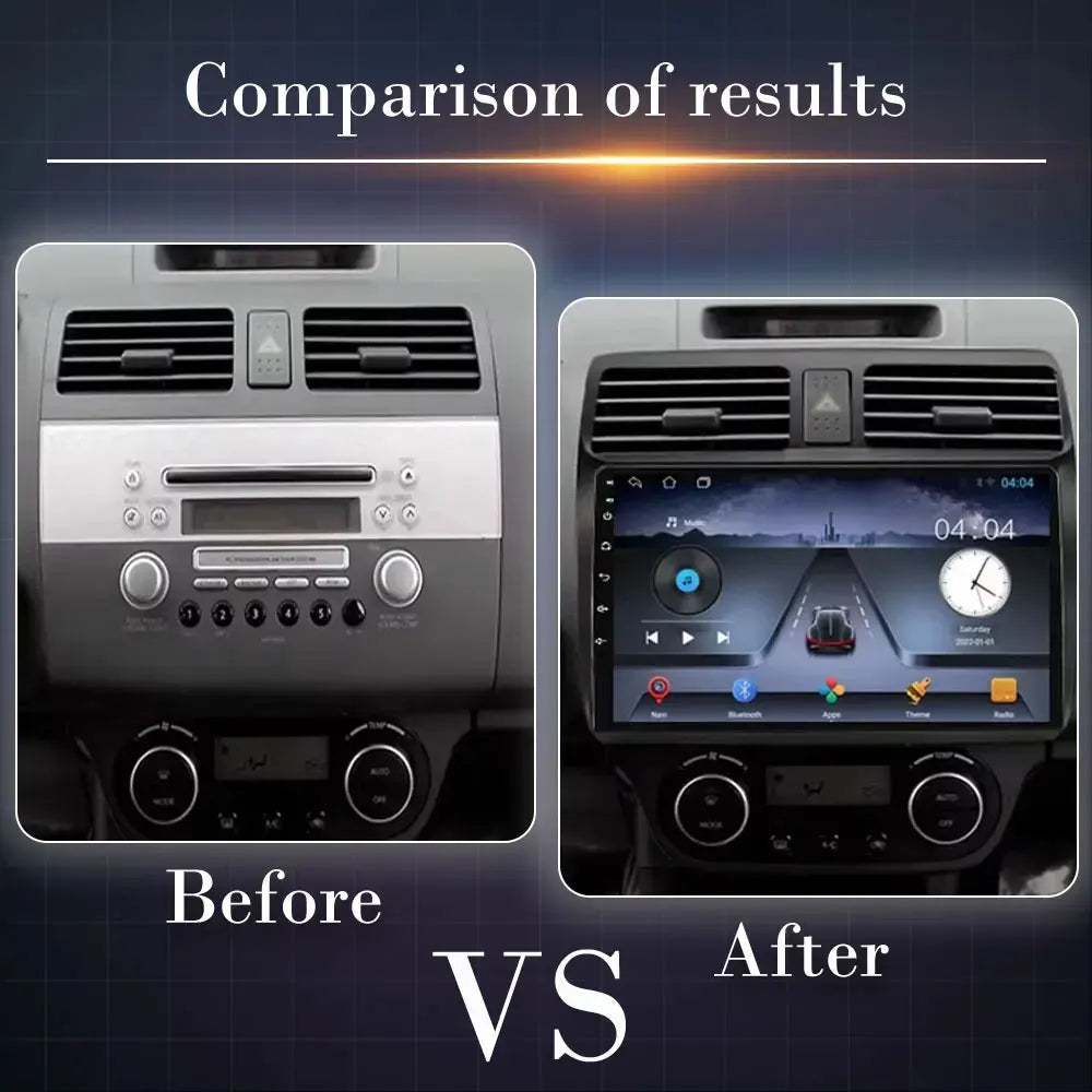 Android 16 Car Radio For Suzuki Swift 2003 - 2006 2007 2008 2009 2010 Multimedia Player Stereo Carplay AUTO Head Unit WIFI 4G BT