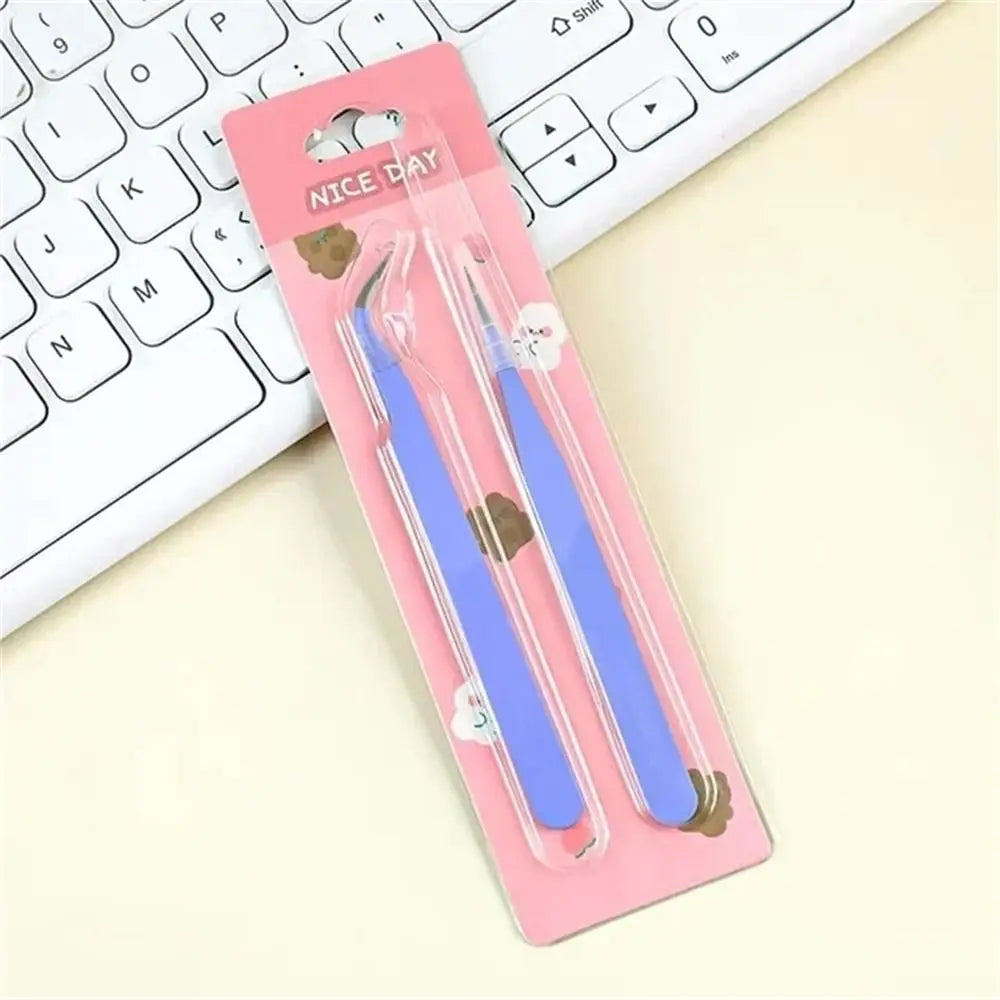Back To School Macaroon Color Tweezers Sticker Tool DIY Decroative Sticker Tweezers Multi-Tool Practical Scrapbook
