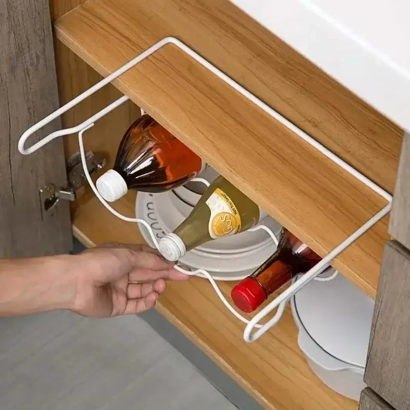 Refrigerator Bottle Holder Rack - Beer and Wine Stacking Shelf - photo 3