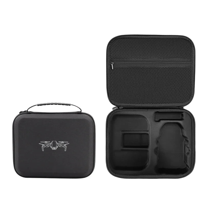 XFJI Storage Bag Protective Carrying Case PU Leather Handbag for DJI Mini 4K/Mini 2SE/Mini 2 Drone Controller Accessories