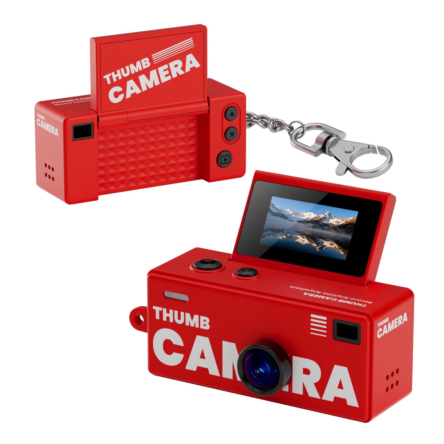 G62 Retro Keychain Camera — 1080P Kids' Camera with Flash