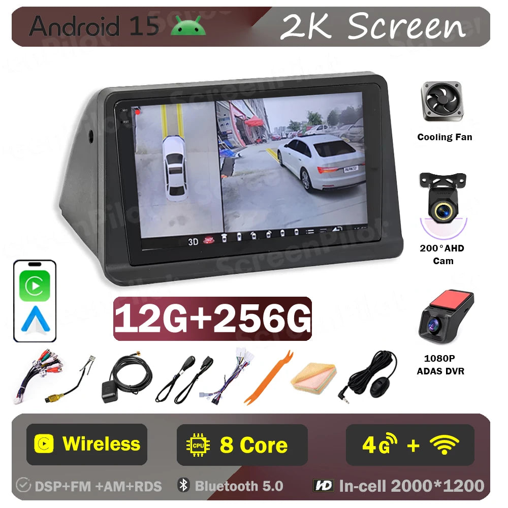 Android 16 For Mitsubishi Pajero 2 V30 V40 V20 1991-2004 Car Radio 2 din Multimedia Video Player Carplay Bluetooth 8 Core 5G DSP