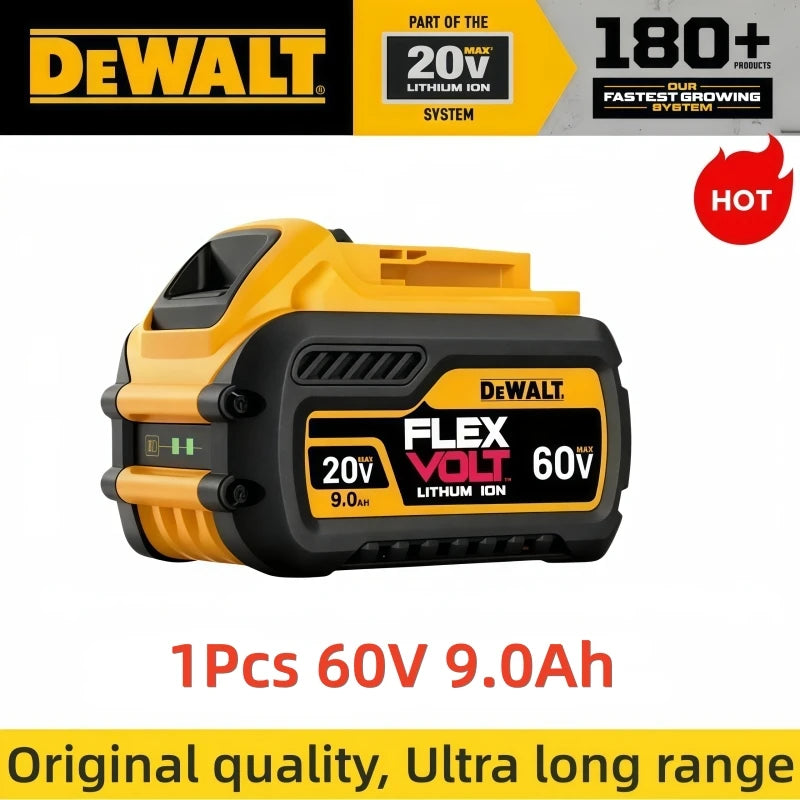 New Dewalt 60V 9.0Ah Battery Compatible with DCB200 DCB204 DCB205 DCF880 DCF885 Impact Drivers.