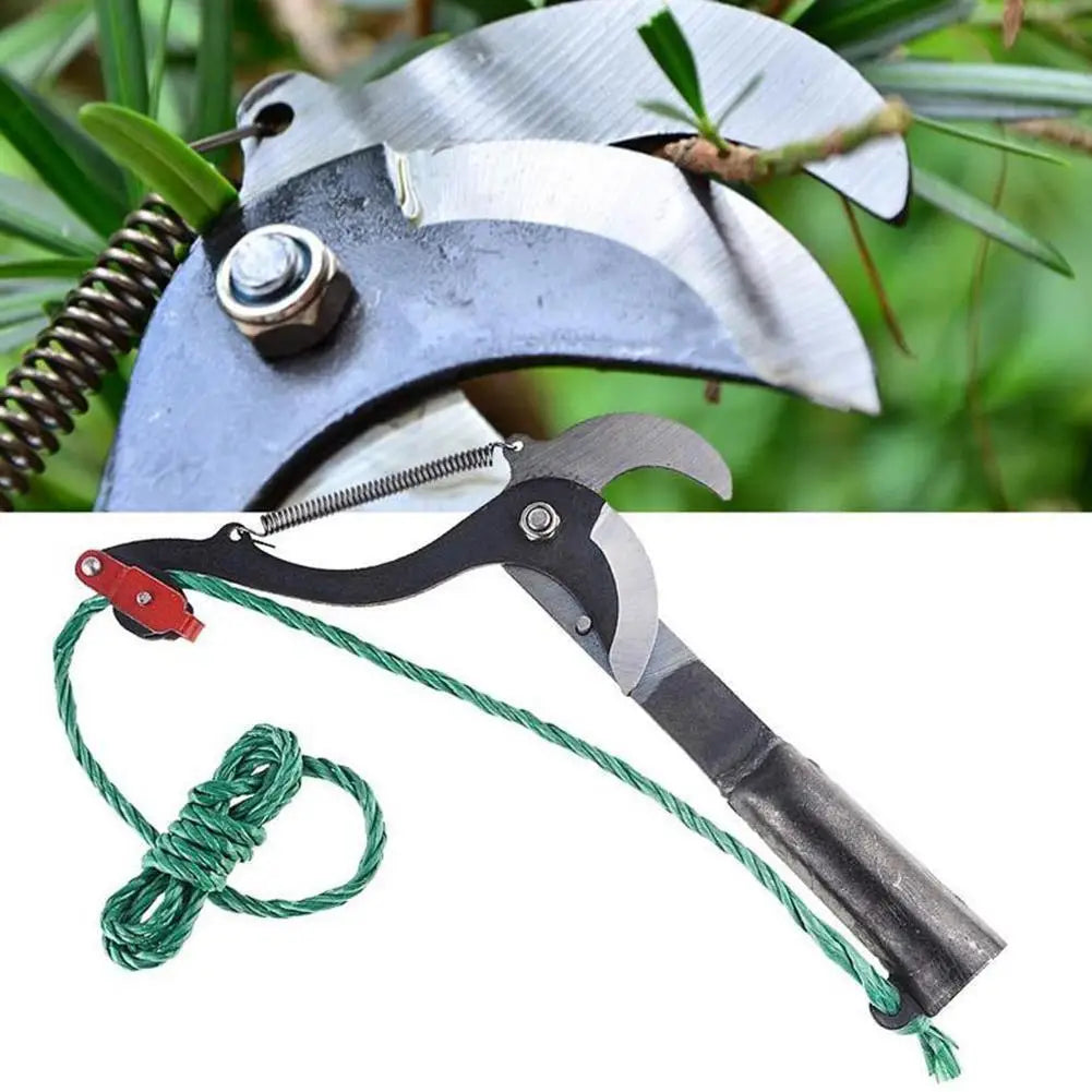 Extendable Tree Pruner – High-Reach Branch Scissors & Saw with Rope, Garden Shears