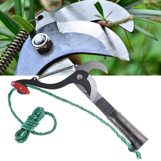 Extendable Tree Pruner – High-Reach Branch Scissors & Saw with Rope, Garden Shears