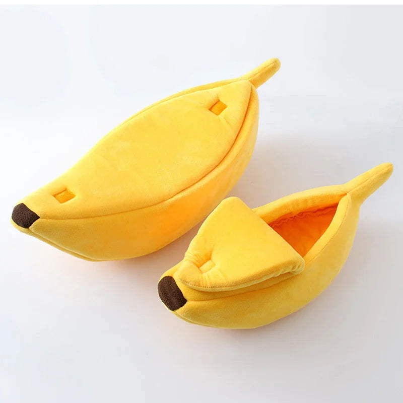 Banana Cat Bed - Cute Cozy Pet Basket for Cats & Small Dogs - photo 7