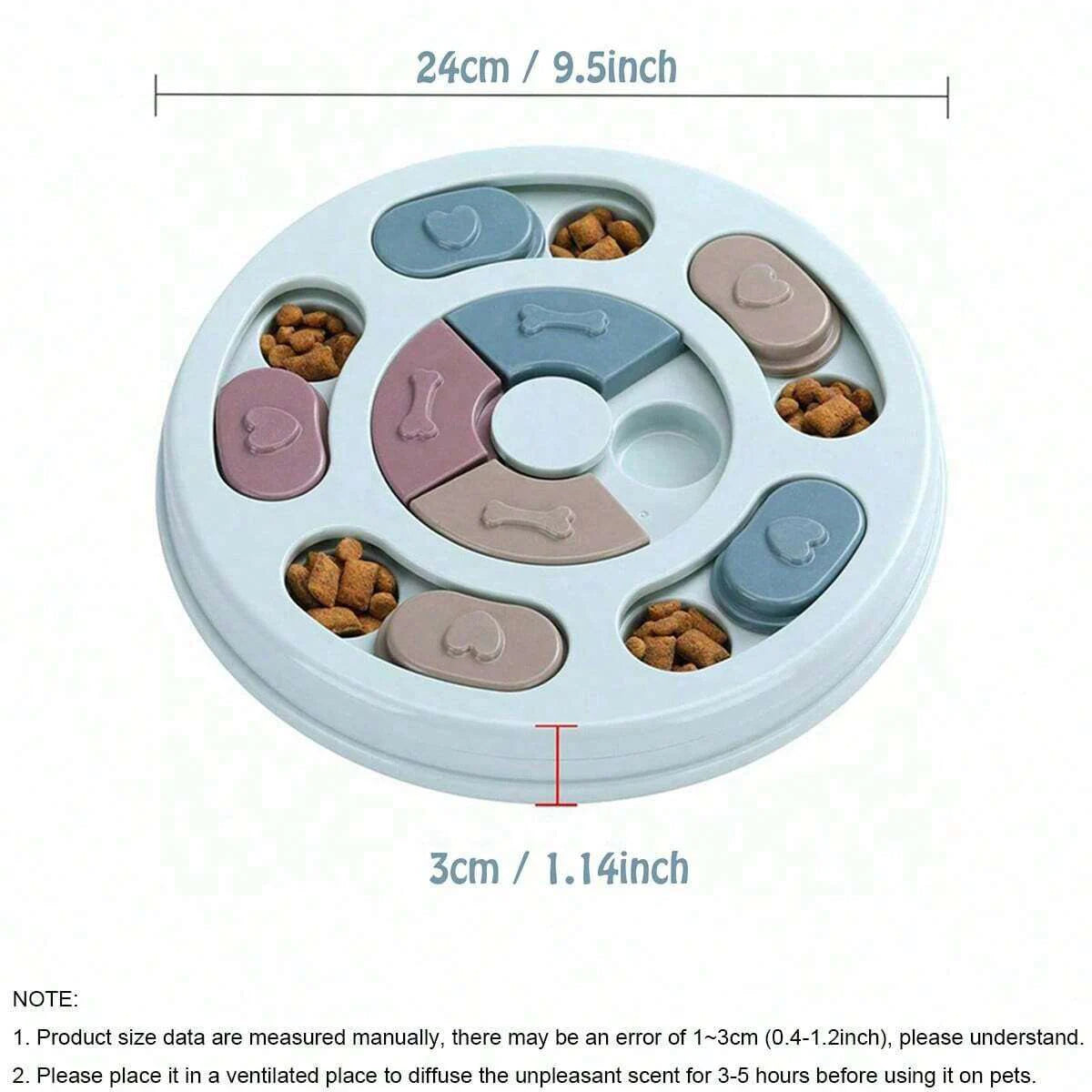 Interactive Dog Puzzle Feeder Toy - Slow Feed Brain Game – photo 2