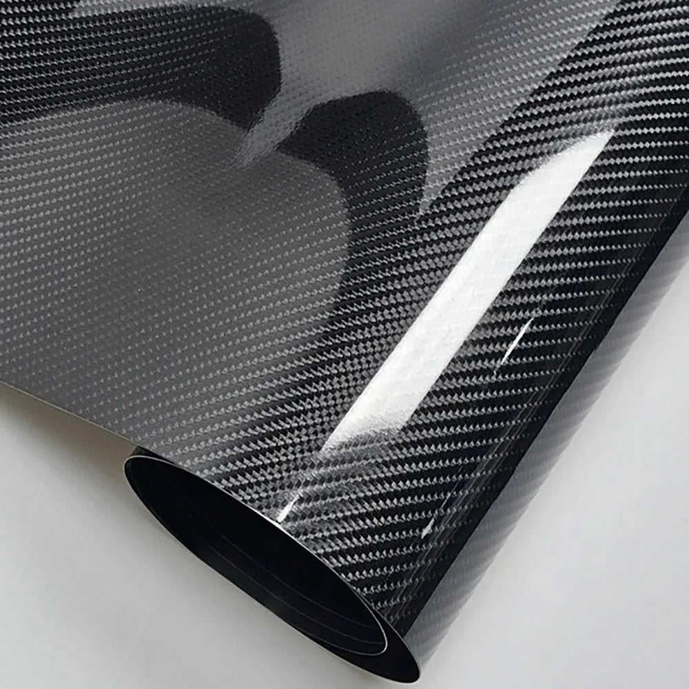 Carbon Fiber Vinyl Wrap Film – 3D/6D Matte & Gloss Forged Carbon Sticker for Car & Motorcycle (50x30cm)