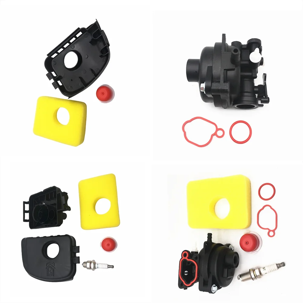 799583 593261 595656 Carburetor Fits for Briggs Stratton 300E 450E 500E 550EX 500 125cc 140ccc Air Filter Cover And Air Filter