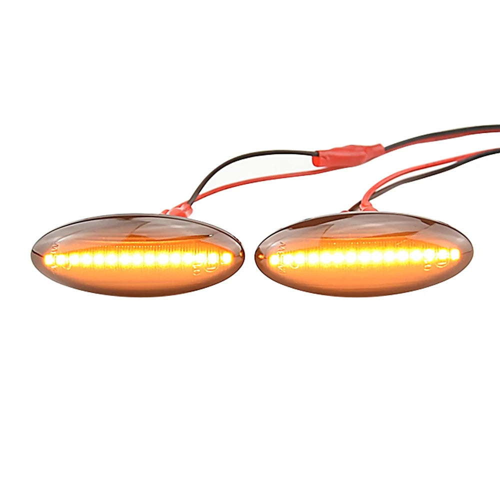 1 Pair LED Car Dynamic Side Marker Blinker Light For Toyota Yaris COROLLA Auris Mk1 E15 RAV4 Mk3 Etios Scroll Turn Signal Lamp