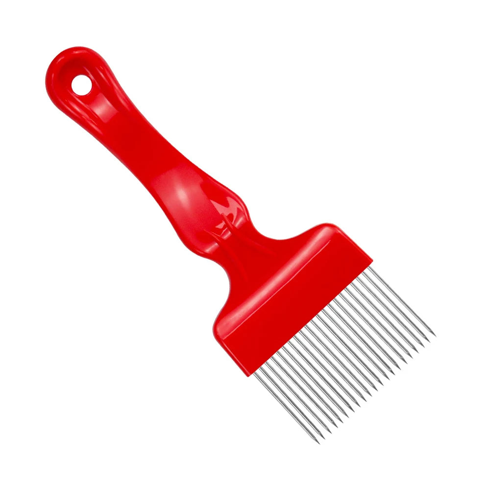 Beekeeping Honey Uncapping Spatula — 21-Needle Stainless Steel Hive Tool