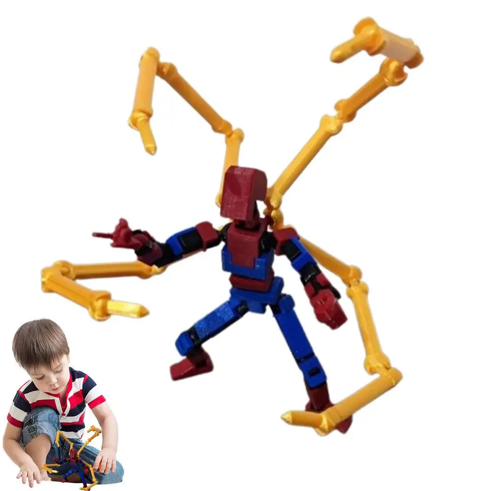3D Movable Multi-Joint Robot Action Figure — Poseable Desktop Toy & Decor