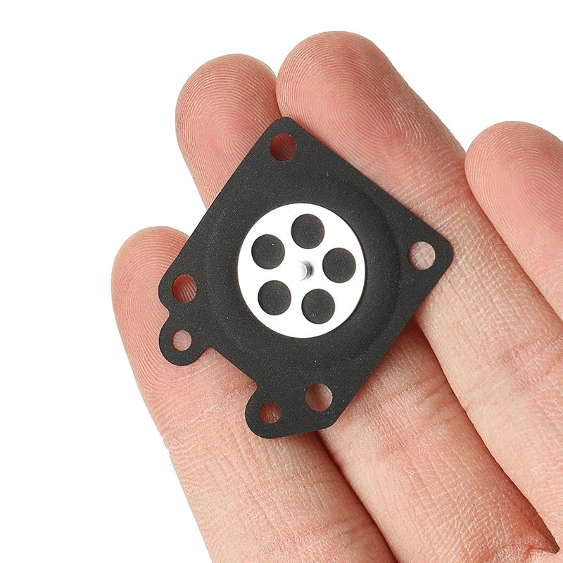 10PCS Gasket & Diaphragm For Walbro 95-526 95-526-9 95-526-9-8 Chainsaw Repair Kit Chainsaw Carburetor Metering Diaphragm