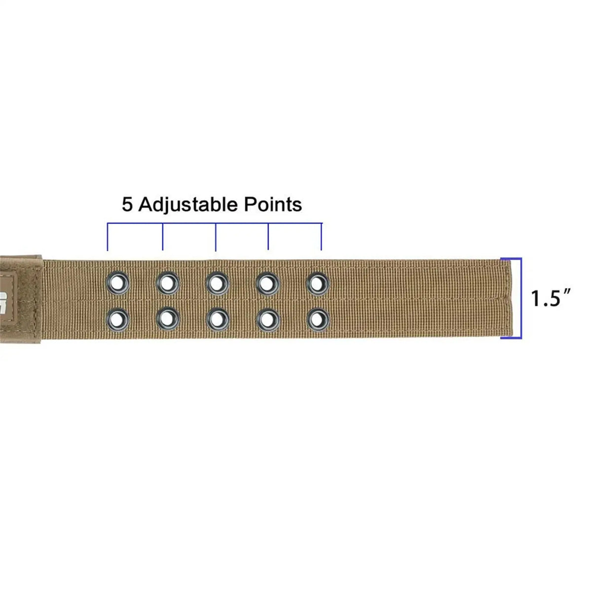Tactical Dog Collar & Leash - Double Buckle Collar for Large Dogs - photo 4