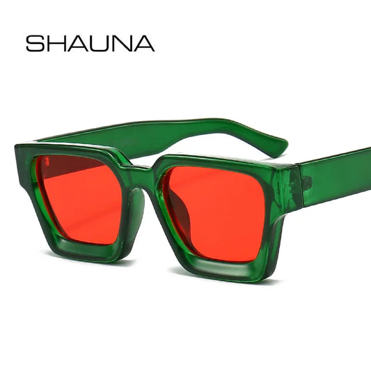 SHAUNA Square Sunglasses for Women — Retro Tinted UV400