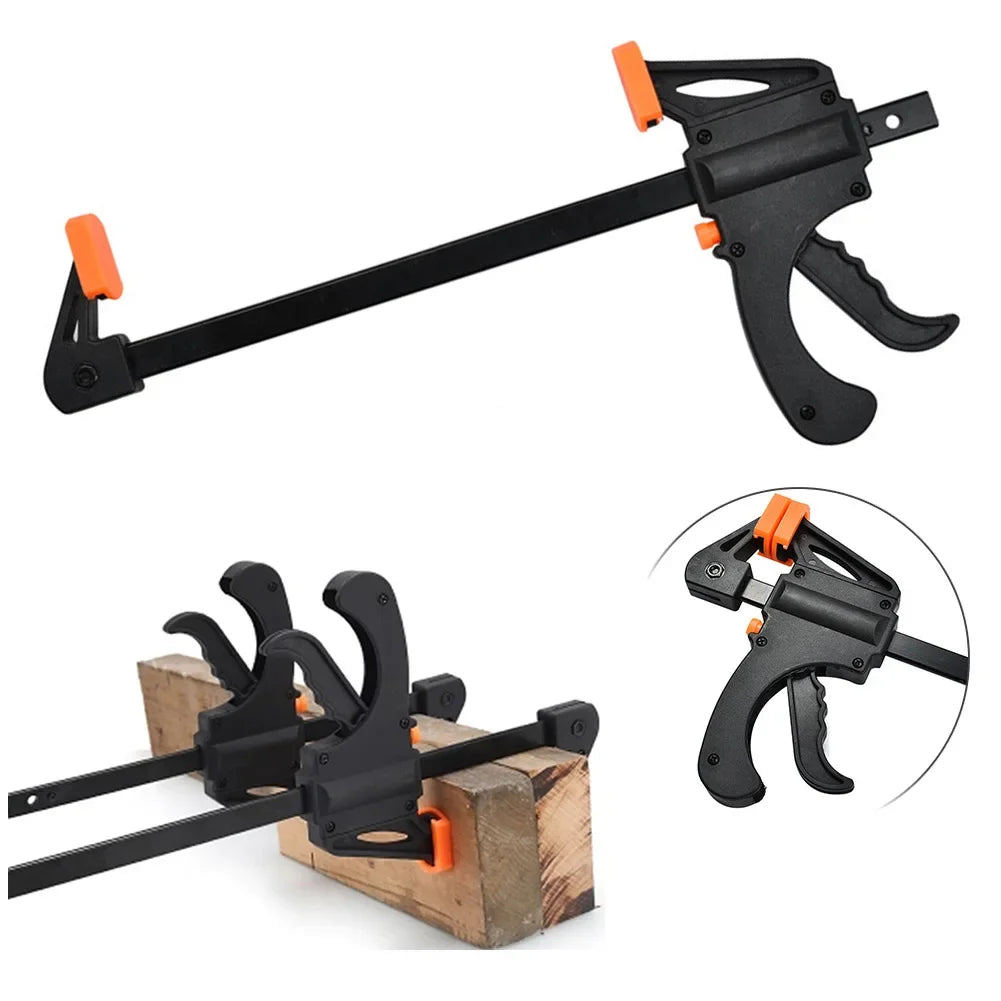4-inch Woodworking Quick Clamp F Clamp Tool Wood Board Fixed Carpentry Tool Set Hand Sets