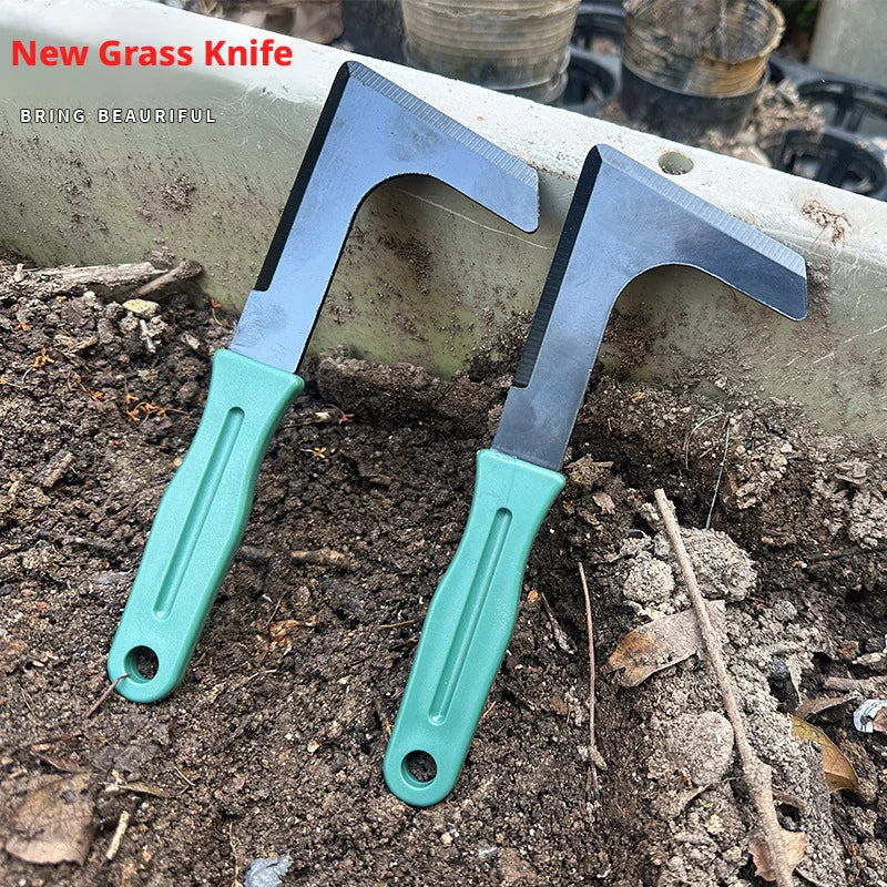 Weeding knife，gardening rake for root pulling,  root removal, crevice weeding， loosening soil and digging wild vegetables