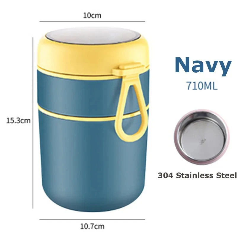 Insulated Food Jar 530ml or 710ml - Stainless Steel Soup Cup for Hot Meals - photo 8