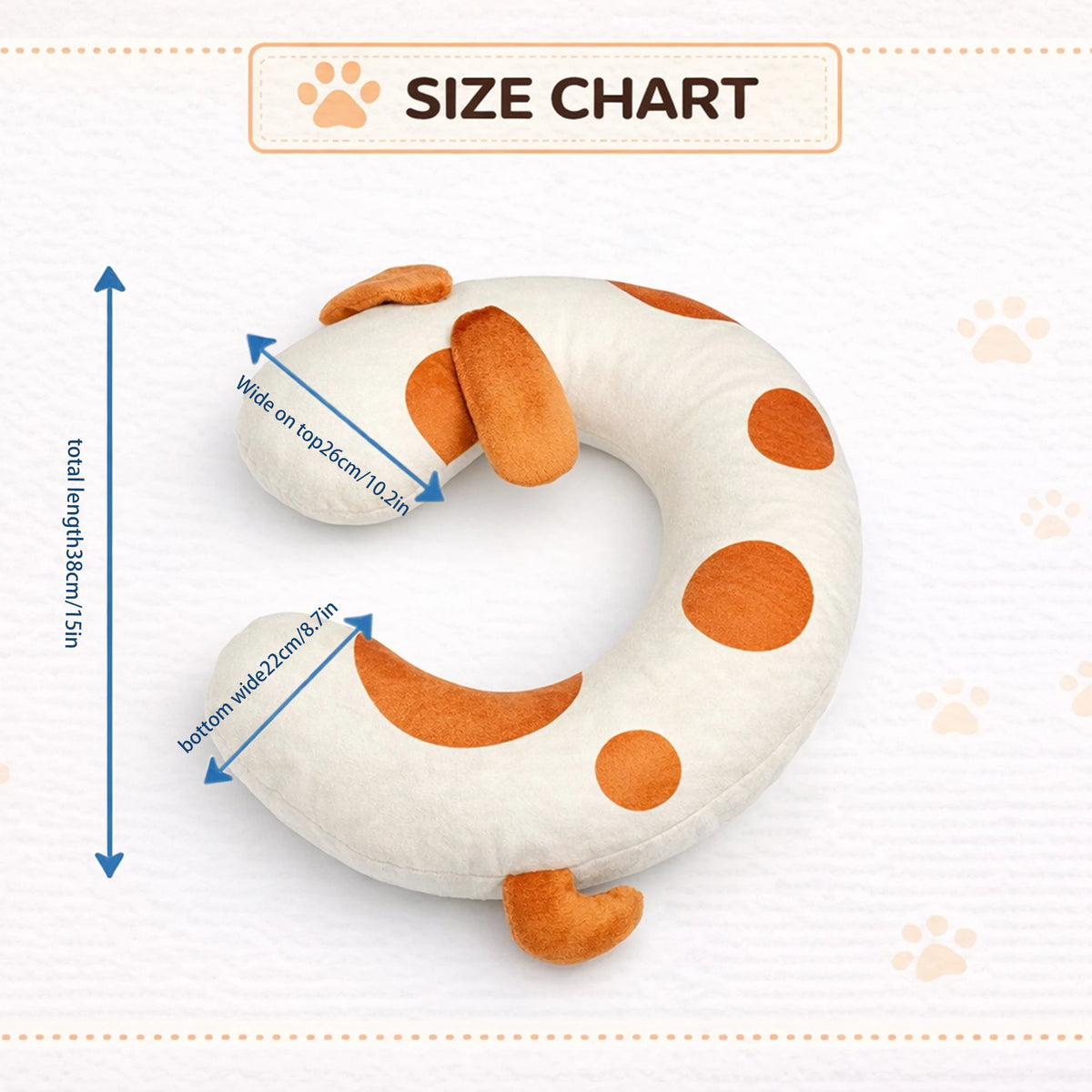 Dog Bed Pillow Soft Breathable Fabric Protects Spine Suitable Small Medium Sized Dogs Keeps Warm During Sleep