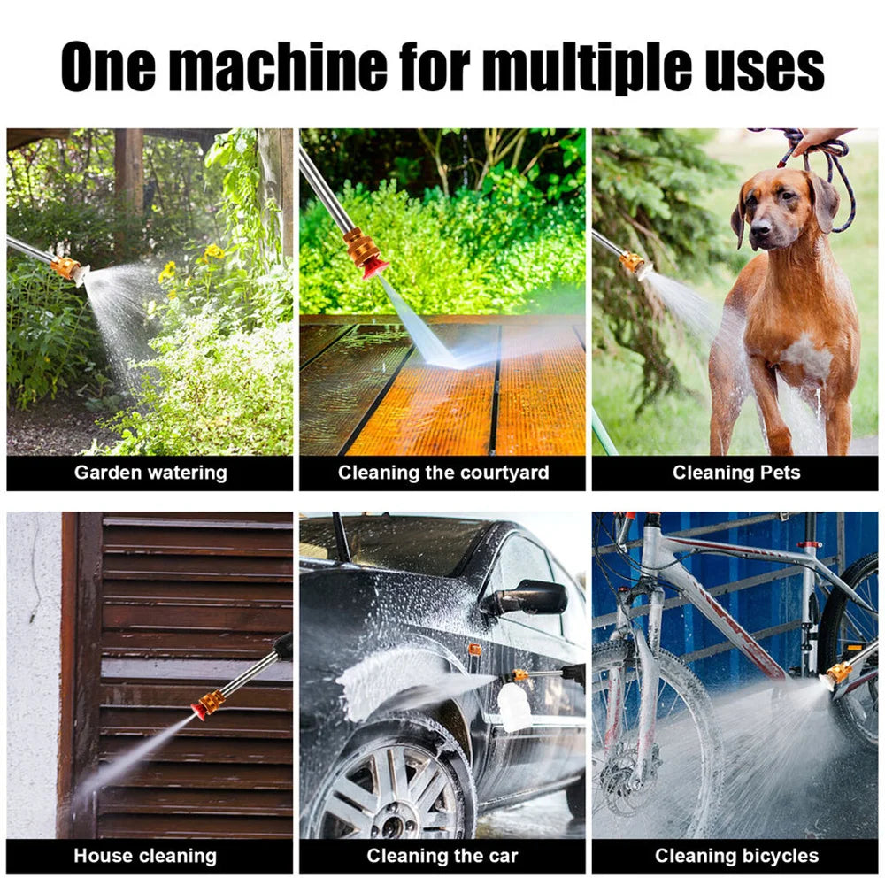 300W Cordless Pressure Washer — 30Bar Foam Car Wash Machine