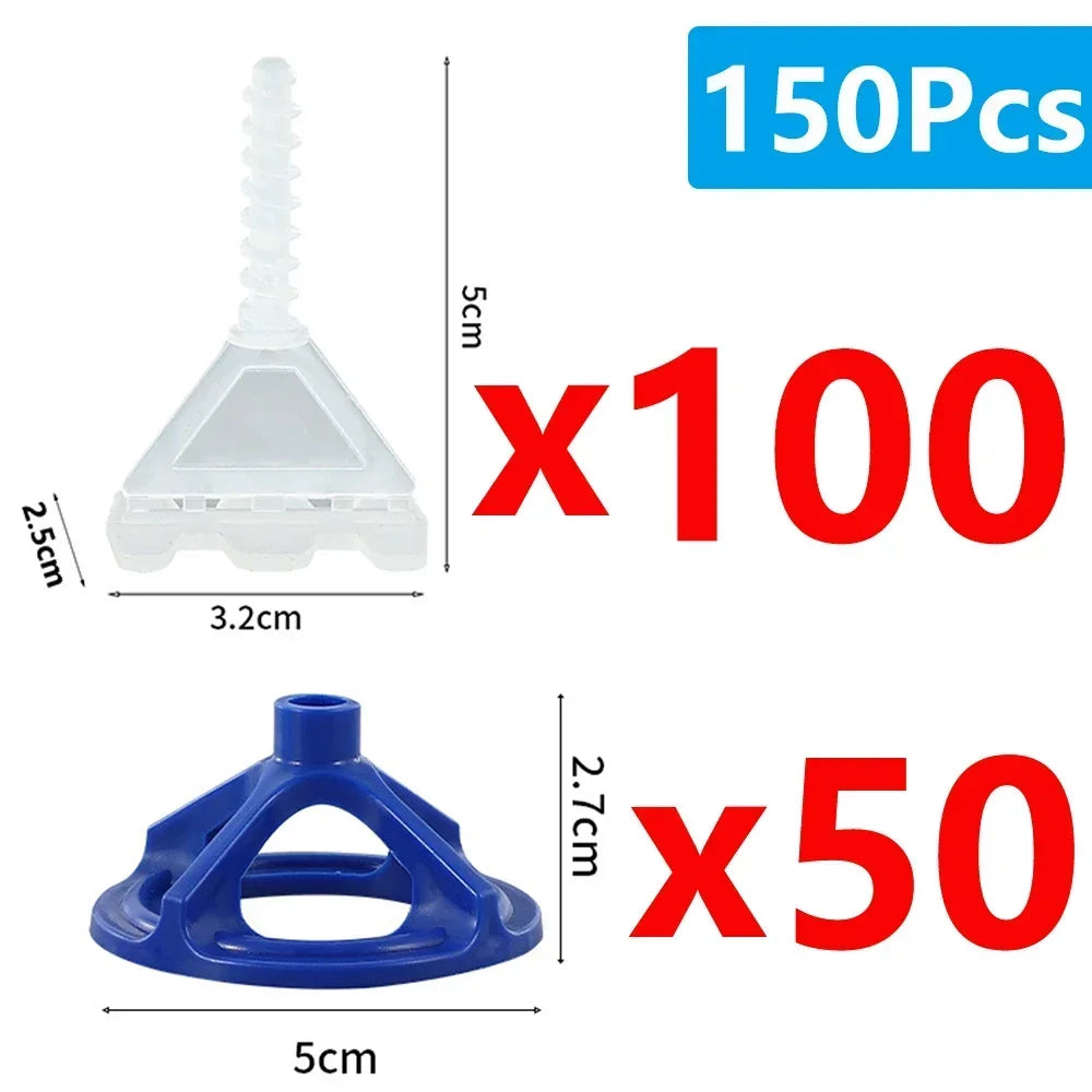 Tile Leveling System 600 Pc, Spiral Clips Spacers & Wedges