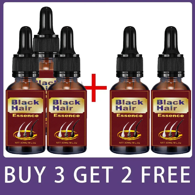 White hair killer, remove gray hair and restore natural hair color in 7 days 2025