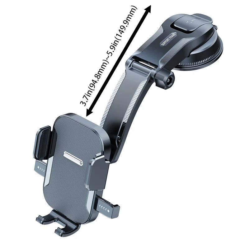 Car Phone Holder – Nano Flexible Silicone, 360° Rotation, Doesn't Block Screen, Compatible with HTC Phones (such as U23).