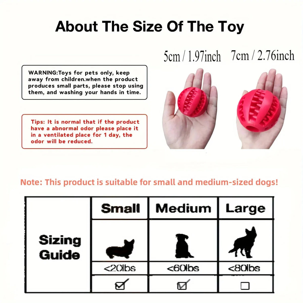 Rubber Treat Ball for Dogs - Bite-Resistant Chew & Feeder – photo 2