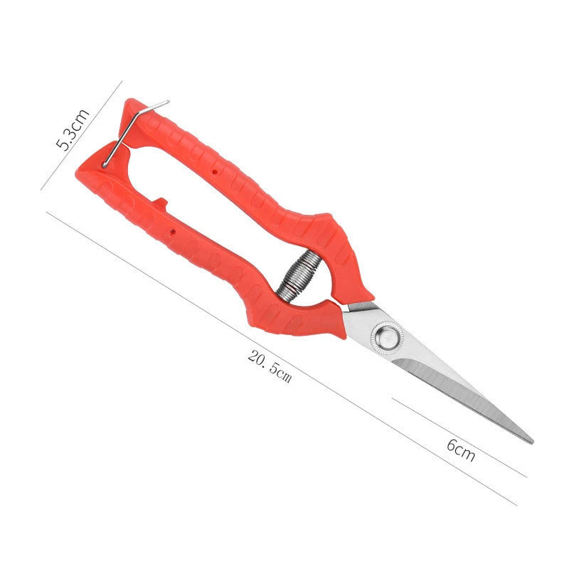 Pruning Shears Grape Scissors Garden Tool Vegetable Patch Bonsai Professional  Stainless Steel Fruit Picking With Lock New