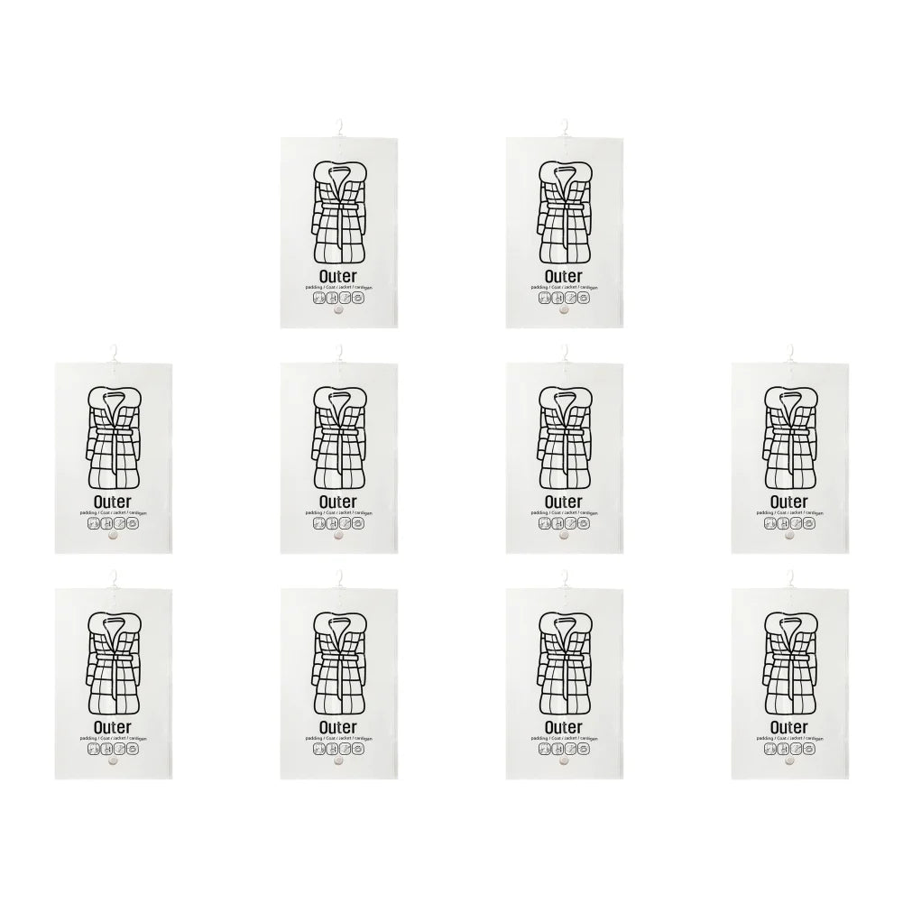 Hanging Vacuum Bag Clothes Organizer Bag Dustproof Clothes Vacuum Storage Bags Wardrobe Quilt Compression Empty Pump Bags