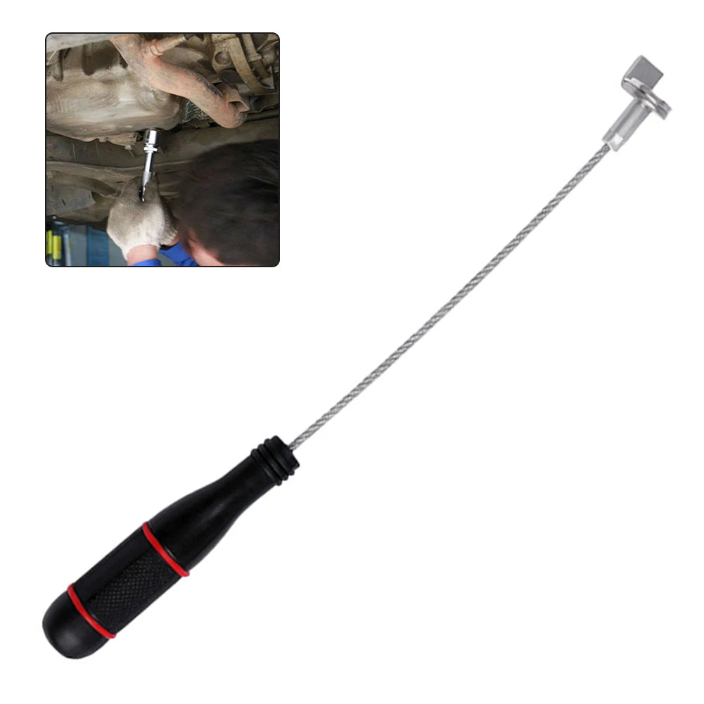Oil Drain Screw Remover Magnetic Oil Pan Removal Tool Wrench Anti-Scalding Magnetic Oil Pan Removal Tool Car Repair Accessories