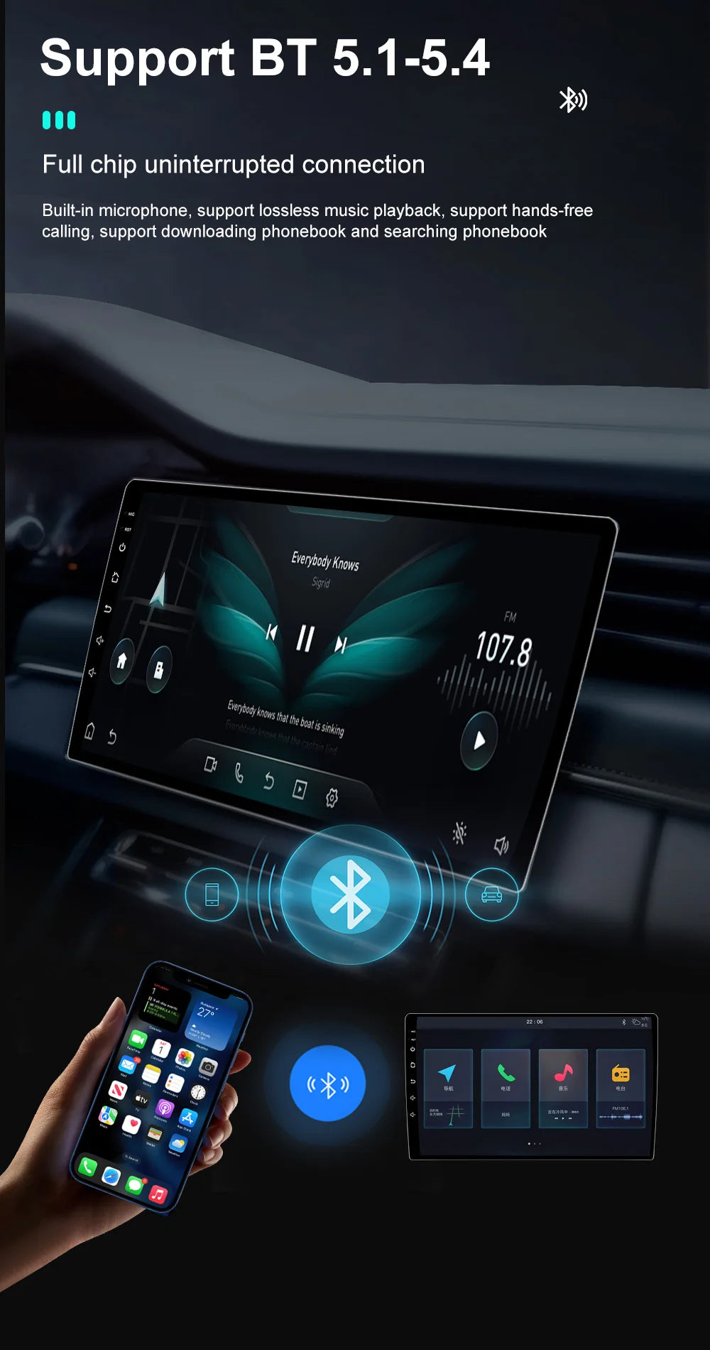 Android 15 For Chevrolet Spark M300 2009-2016 Car Radio Multimedia Video Player Navigation GPS wireless android Carplay 4G WIFI