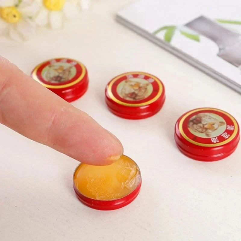 10/40/60pcs Natural Tiger Balm Essential Oil Mosquito Elimination Headache Cold Dizziness Solid Balm Ointment Fragrance Unisex