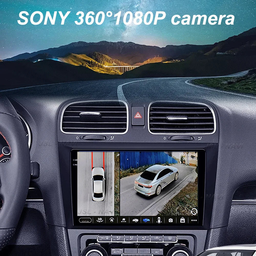 Car Stereo with Apple CarPlay & Android Auto, Compatible with VW Golf 6 MK6 & GTI