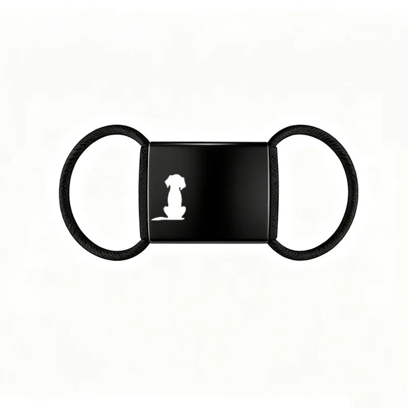 Silent Slide-On Pet ID Tag - Noiseless Engraved Collar Tag