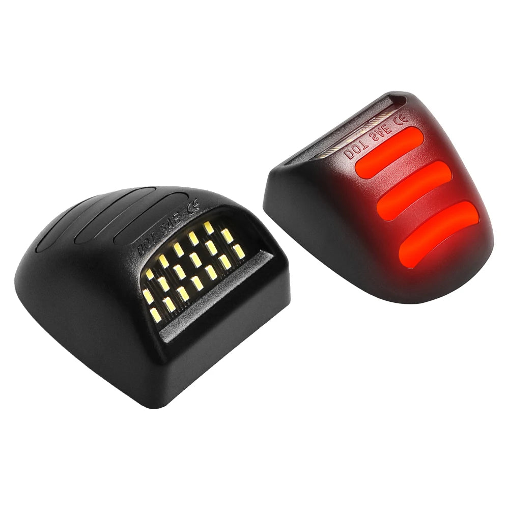 LED License Plate Lights 6000K (2-Pack) — Chevrolet Silverado, Avalanche, Traverse, Tahoe & Suburban