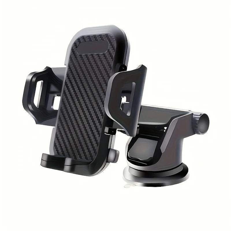 360° Rotatable Dashboard Phone Holder with Navigation & Smart Mount Adjustable Soft PVC Car Phone Stand with 270° Rotating Head