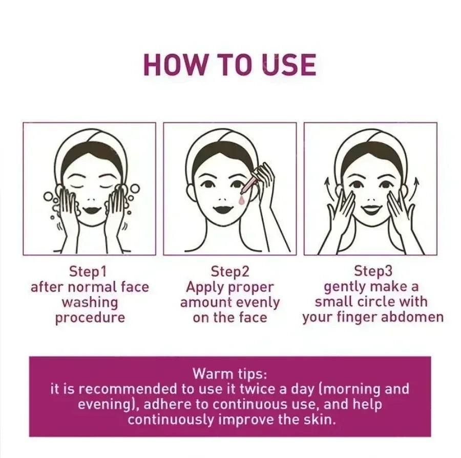 Instant Anti Wrinkle Aging Effect Remove Facial Wrinkles Fine Lines Around The Eyes Crow's Feet Neck Wrinkl Serum Facial