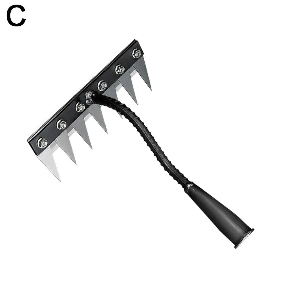 5/6/7/8 Garden Hoe Weeding Tool Digging Wild Vegetables Weeding Loosening Soil Agricultural Farm Tools Menggang Rake Accessories