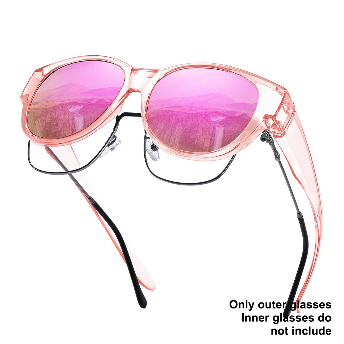 Fit-Over Sunglasses — Wrap-Around UV400 for Prescription Glasses