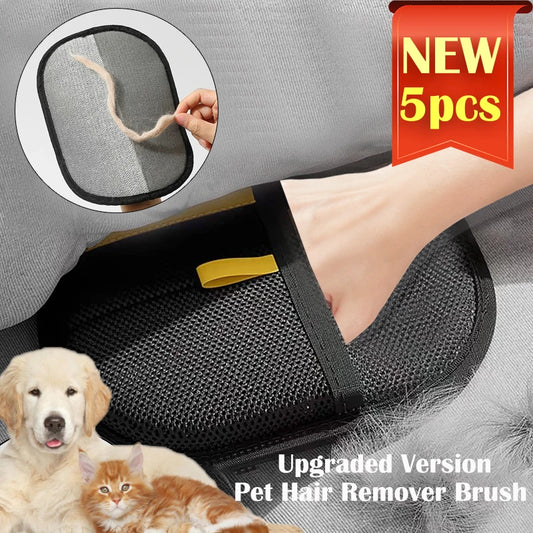 Pet Hair Remover Mitt Pet Hair Remover Gloves Deshedding Brush Glove for Dog Cat Rabbit with Long/Short/Curly Hair Cleaning Brus