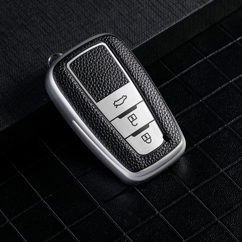 Auto Leather TPU Car Key Cover Case for Toyota Prius Camry Corolla C-HR CHR RAV4 Prado 2018 Keychain Accessories