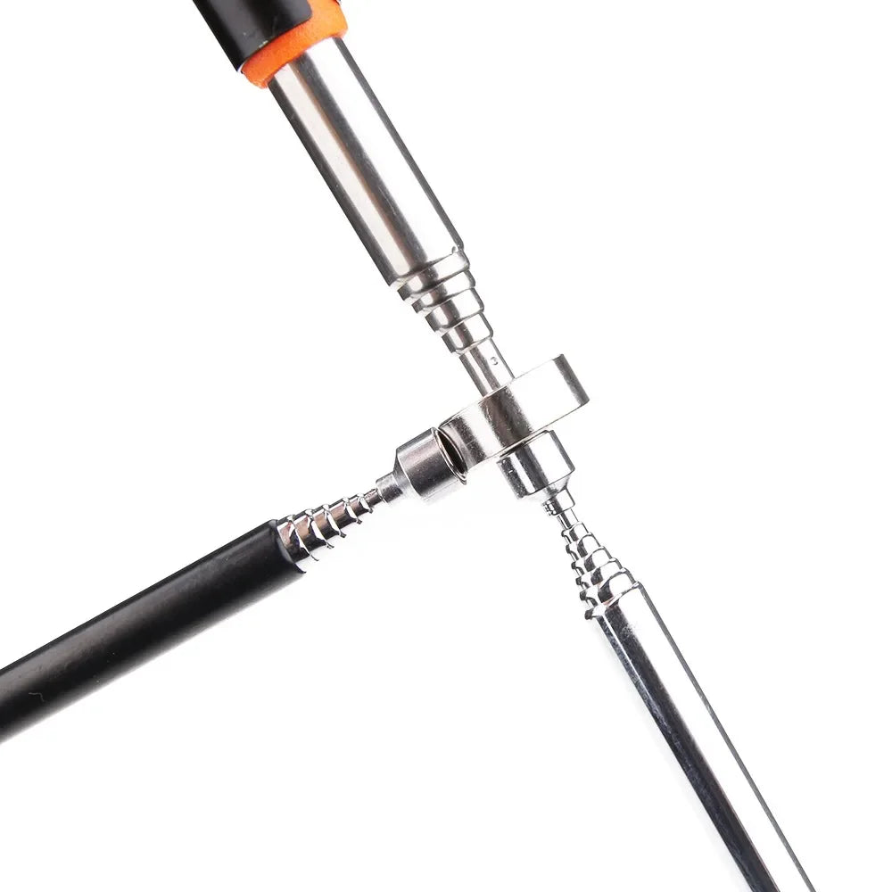 Telescopic Adjustable Magnetic Pick-Up Tools Magnetic Telescopic Magnet Grip Long Pen Telescopic Magnet Stick with LED Light