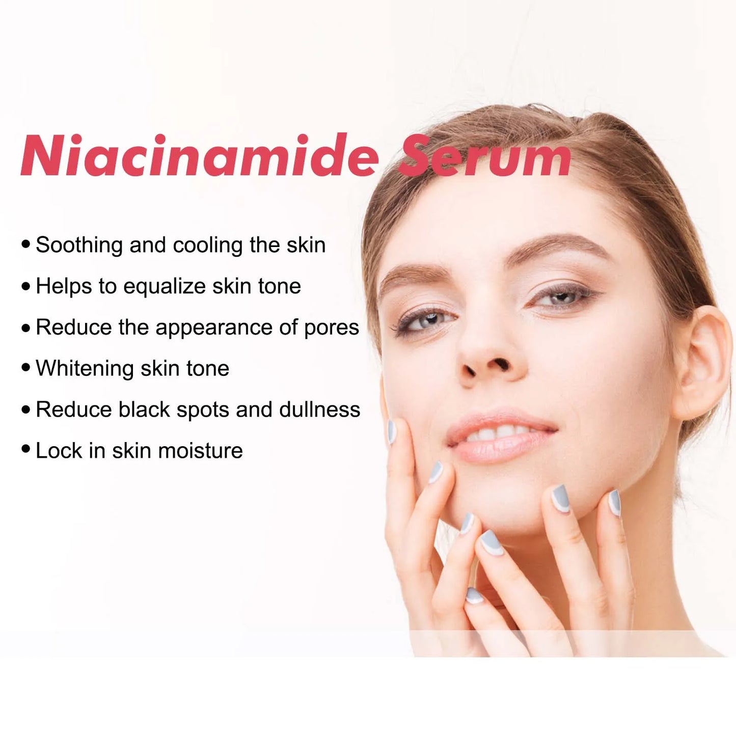 Kojic Acid Niacinamide Whitening Serum Dark Spot Remover Brightening Cream Freckle Mask Fade Acne Scars Melasma Dull Skin